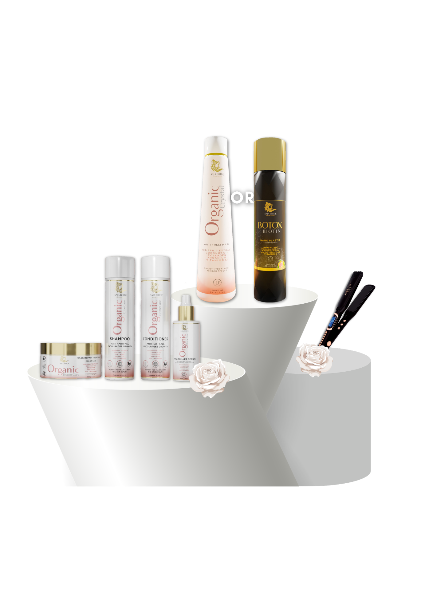 1 L Treatment + Full Care Kit OR Straightener